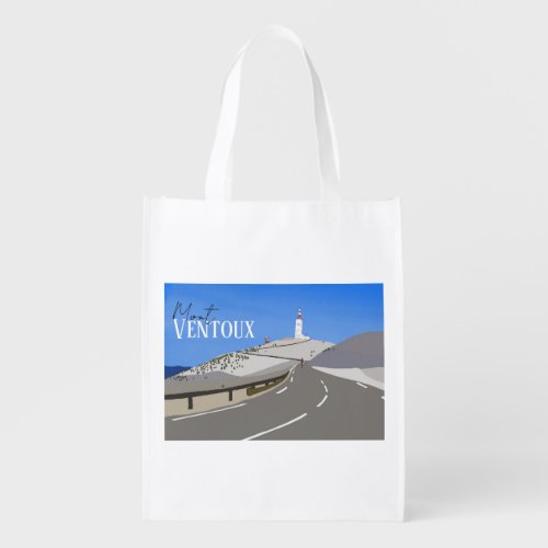 Mont ventoux French Alps Grocery Bag