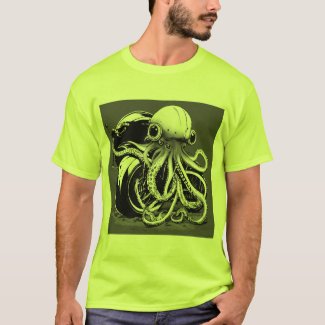 Montabeach Octopus with Motorcycle Helmet