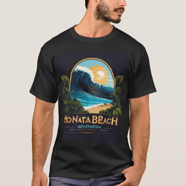 "Montabeach Surf Symphony" T-Shirt (Front)