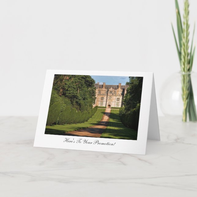 Montacute Stately Home, Congrats on Your Promotion Card (Front)