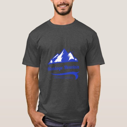 Montage Mountain ski Pennsylvania  T_Shirt