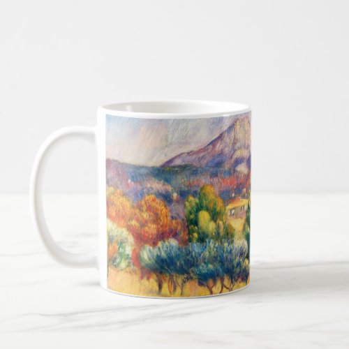 Montagne Sainte_Victoire Paysage Renoir Coffee Mug