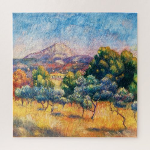 Montagne Sainte_Victoire Paysage Renoir Jigsaw Puzzle