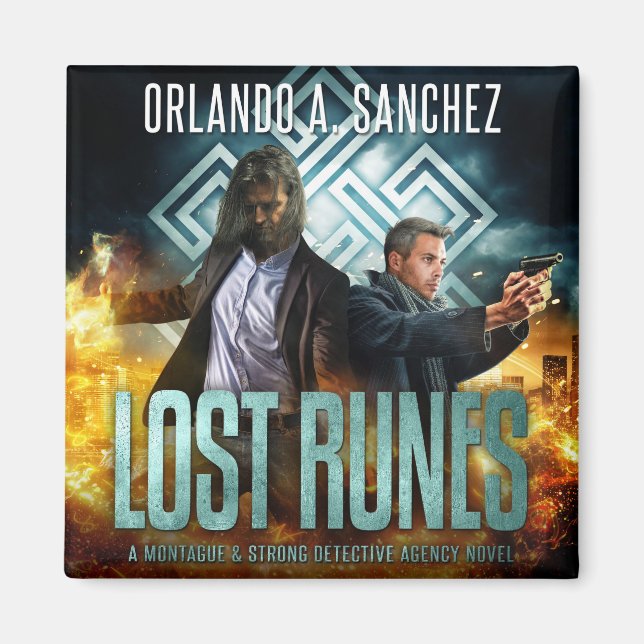 Montague & Strong Case Files 19 - Lost Runes Magnet (Front)