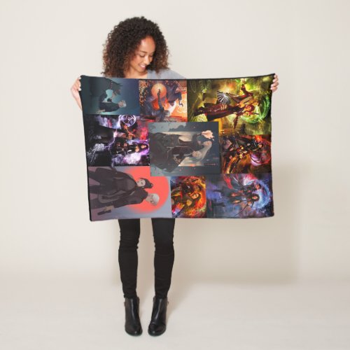 Montague  Strong Fleece Blanket _ Collage