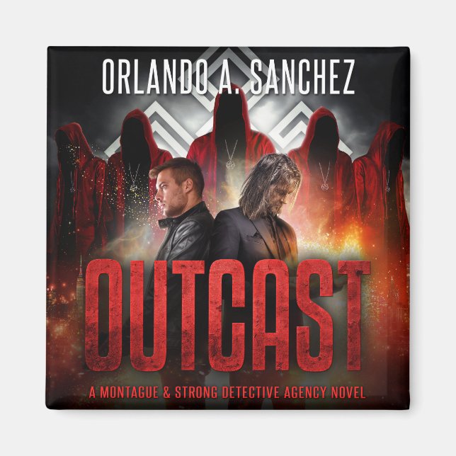 Montague & Strong - OUTCAST Magnet (Front)