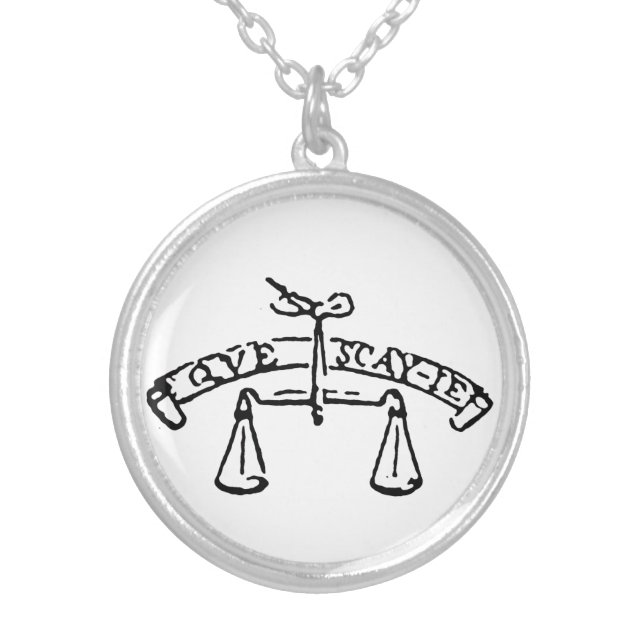 Montaigne Necklace "Que Sais-je" [What do I know?] (Front)