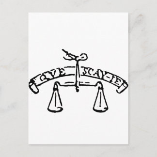 Montaigne's Motto- Que Sais-Je? What do I know? Postcard