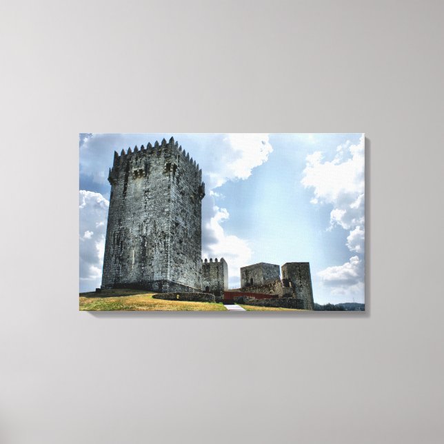 Montalegre Castle in Portugal Canvas Print (Front)