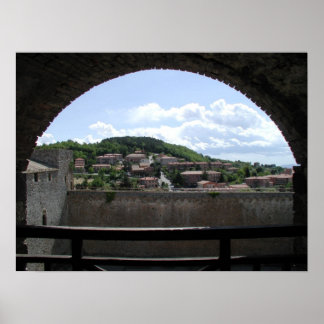 Montalpuciano, Italy Poster