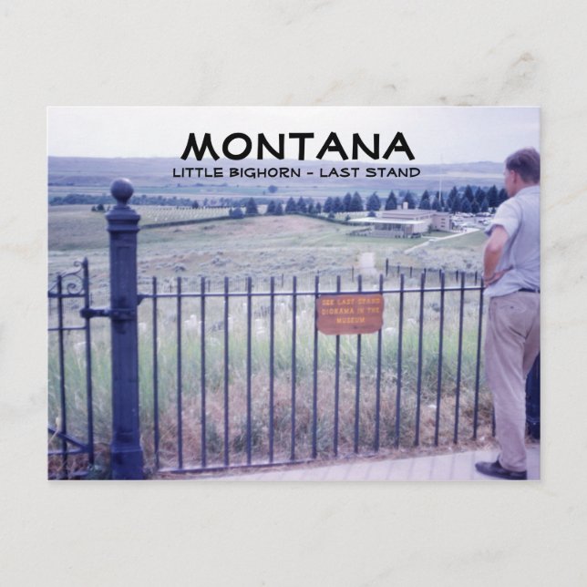 Montana 1964 Last Stand Postcard (Front)