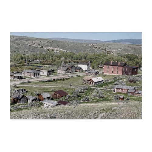 Montana Bannack Ghost Town Founded 1862 Acrylic Print