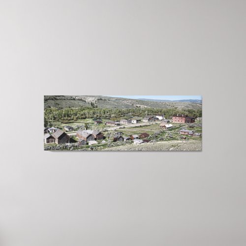 Montana Bannack Ghost Town Founded 1862 Canvas Print