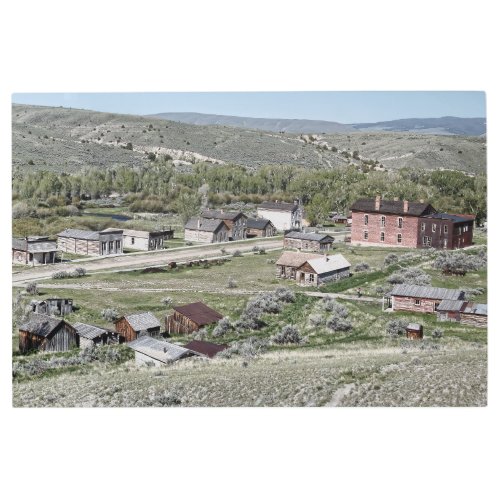 Montana Bannack Ghost Town Founded 1862 Metal Print