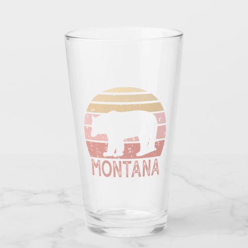 Montana Bear Glass