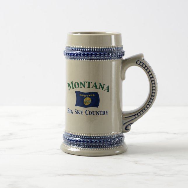Montana Big Sky Country Beer Stein (Right)