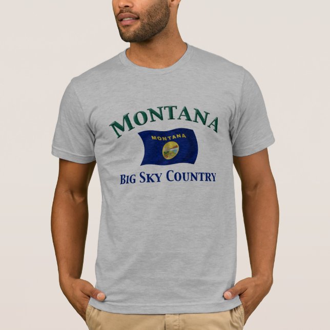 Montana Big Sky Country T-Shirt (Front)