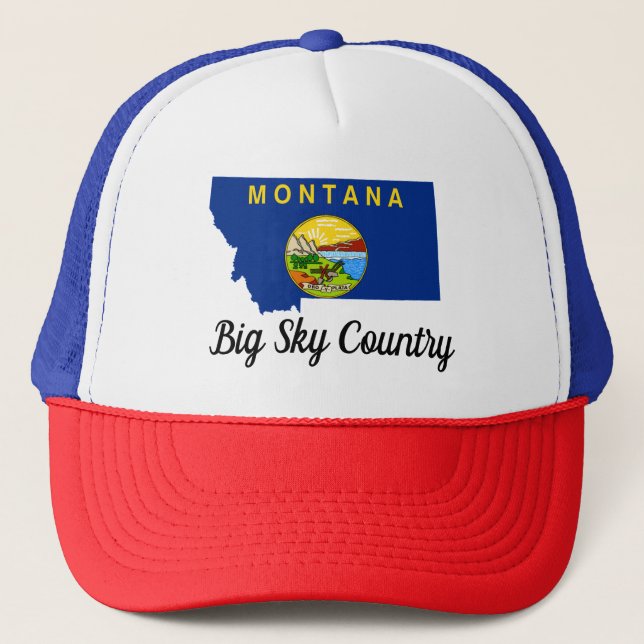 Montana, Big Sky Country Trucker Hat (Front)