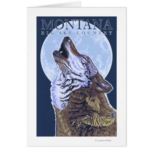 Montana -- Big Sky CountryHowling Wolf (Front)
