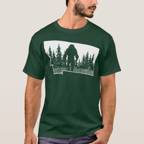 Montana Bigfoot T_Shirt