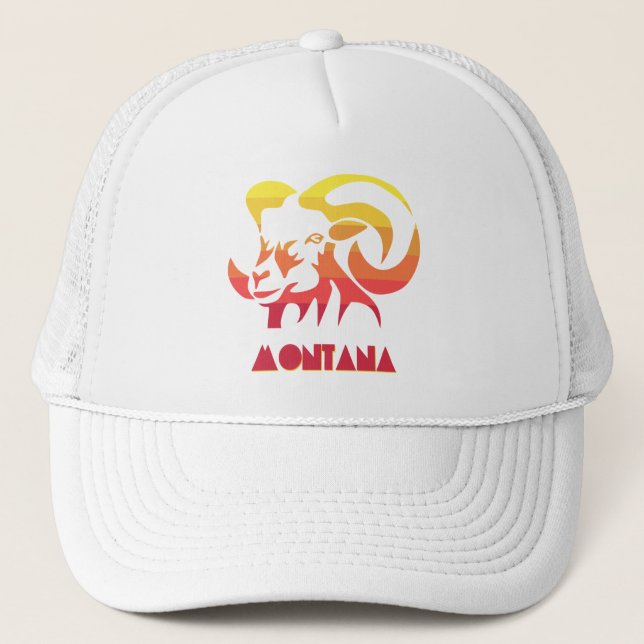 Montana Bighorn Trucker Hat (Front)