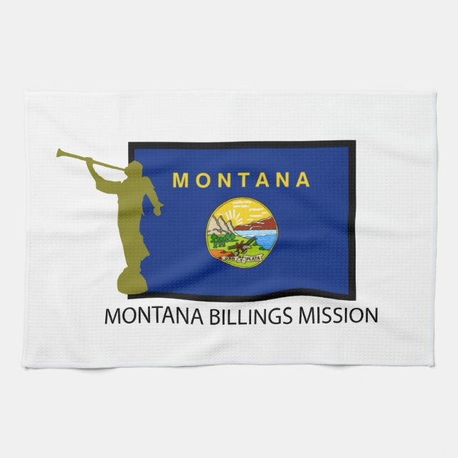 MONTANA BILLINGS MISSION LDS CTR KITCHEN TOWEL (Horizontal)
