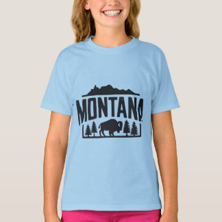 Montana Bison wilderness  T-Shirt