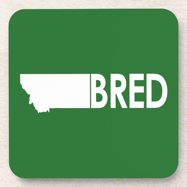 Montana Bred Beverage Coaster (Front)