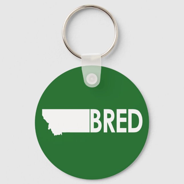 Montana Bred Keychain (Front)