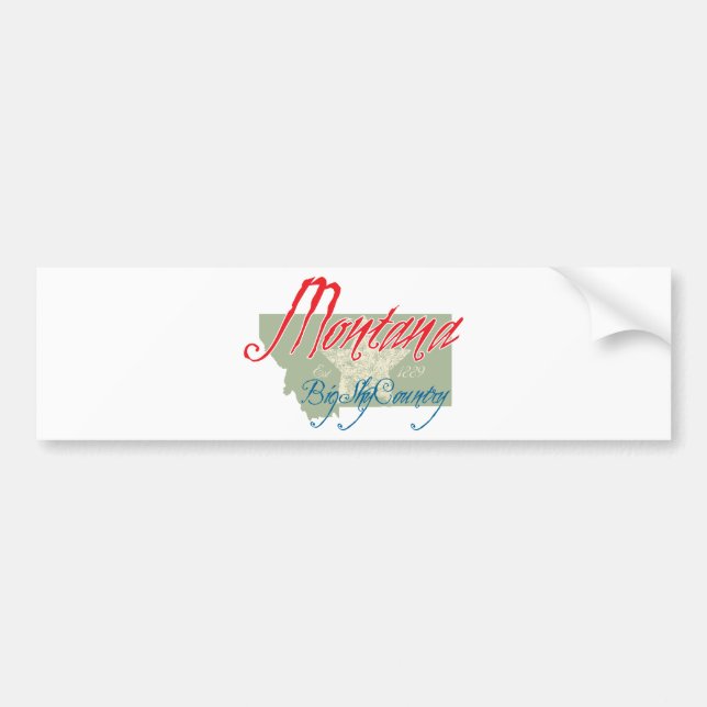 Montana Bumper Sticker (Front)