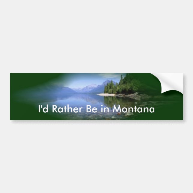 Montana Bumper Sticker (Front)