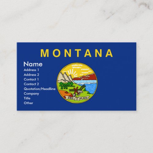 MONTANA Business Cards