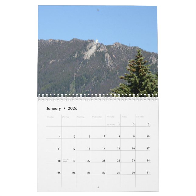 Montana calendar (Jan 2026)