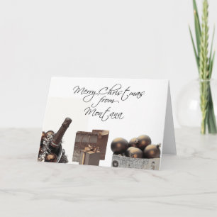 Montana Christmas Card, state specific Holiday Card