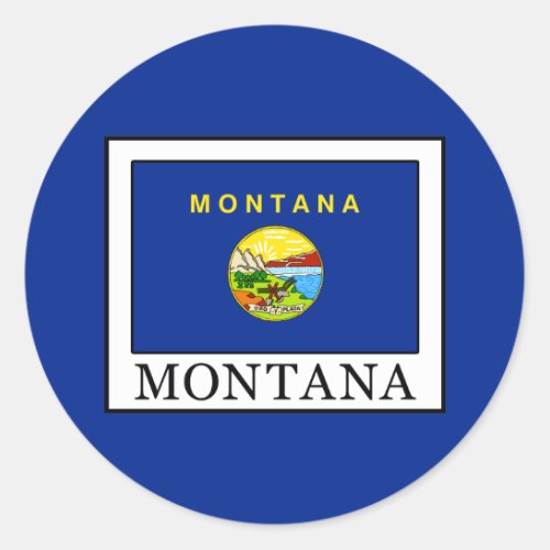 Montana Classic Round Sticker