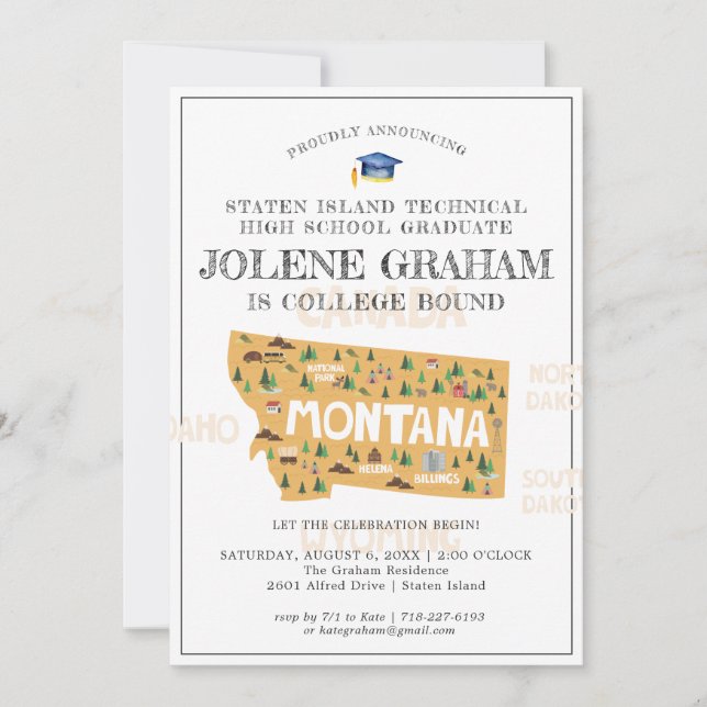 Montana | College Bound Graduation Party (Front)
