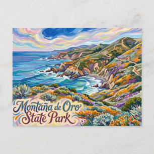 Montaña de Oro State Park California Postcard