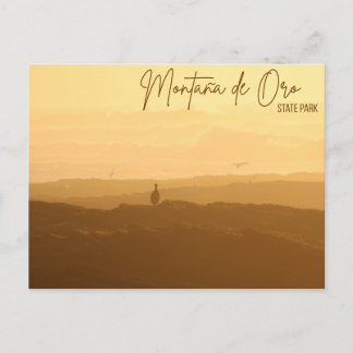 Montaña de Oro State Park Sunset Postcard