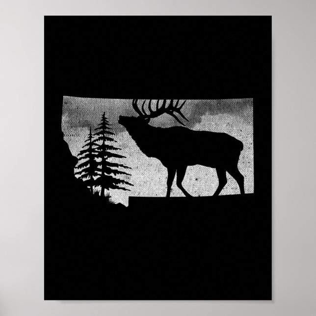 Montana Elk Hunter  Poster (Front)
