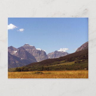 Montana Fields & Mountains Postcard