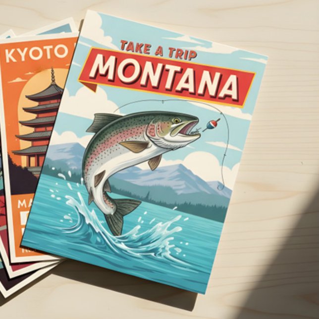 Montana fishing trip postcard (Creator Uploaded)