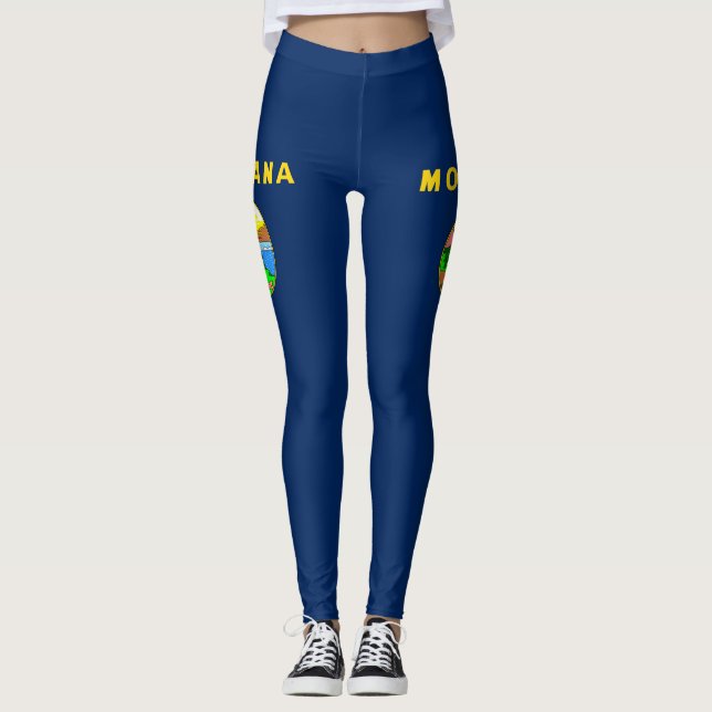 Montana flag leggings (Front)