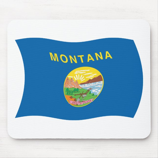 Montana Flag Mousepad (Front)