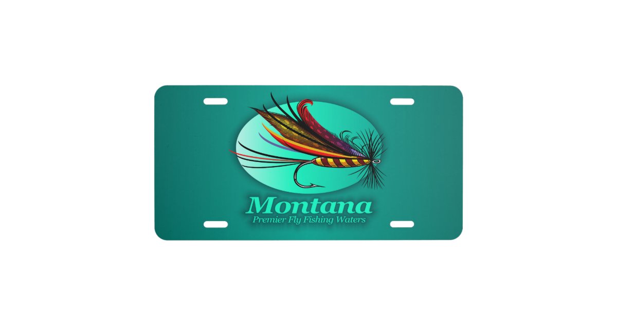  Fly Fishing License Plate