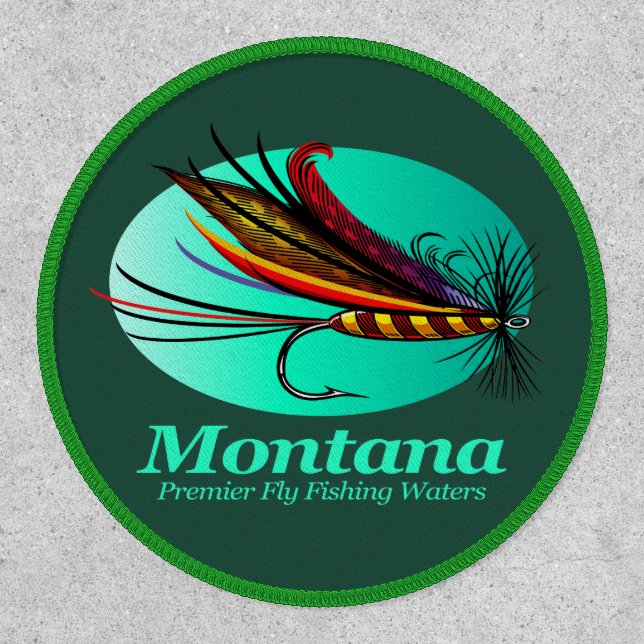 Montana (fly fishing)  patch (Front)