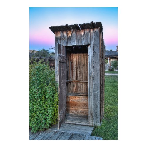 Montana Ghost Town Outhouse Photo Print