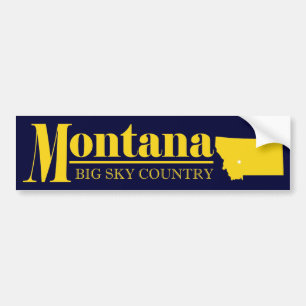 Montana Gold Bumper Sticker