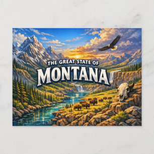 Montana Greetings Postcard 