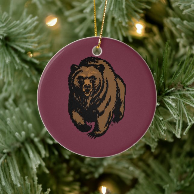 Montana Grizzlies Ceramic Ornament (Tree)
