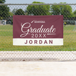 Montana Grizzlies Graduate Banner